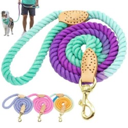 Weiche Hundeleine aus Nylon für kleine, mittelgroße und große Hunde, lange, strapazierfähige Leinen für Spaziergänge mit Welp