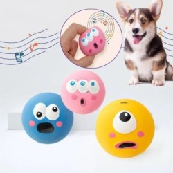 Quietschspielzeug für Haustiere, Haustierball, Spielzeug, Kaugummiball für Hunde, Zahnreinigung, Kauspielzeug für Hunde, Biss