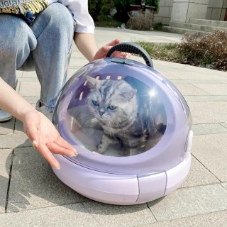 Katze Tragetasche Raum Haustier Rucksack Atmungsaktiv Tragbare Transparent Rucksack Welpen Hund Transport Träger Raum Kapsel