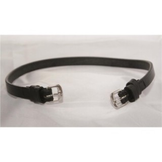 Hans Melzer Horse Equipment Hans Melzer Kehlriemen schwarz/silber Pony