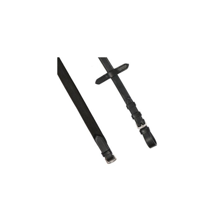 Hans Melzer Horse Equipment Hans Melzer Zügel feingummiert 15mm ohne Stopper Pony