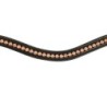 Hans Melzer Horse Equipment Hans Melzer Stirnriemen Milano schwarz VB/ COB (Vollblut)