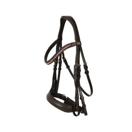 Hans Melzer Horse Equipment Hans Melzer Kandare Mechtersen braun/silber VB/ COB (Vollblut)
