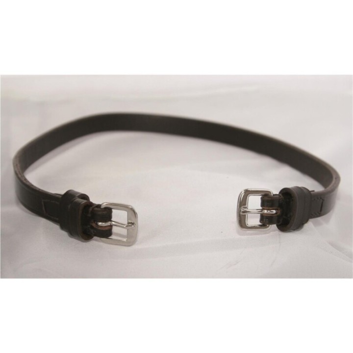 Hans Melzer Horse Equipment Hans Melzer Kehlriemen braun/silber Pony