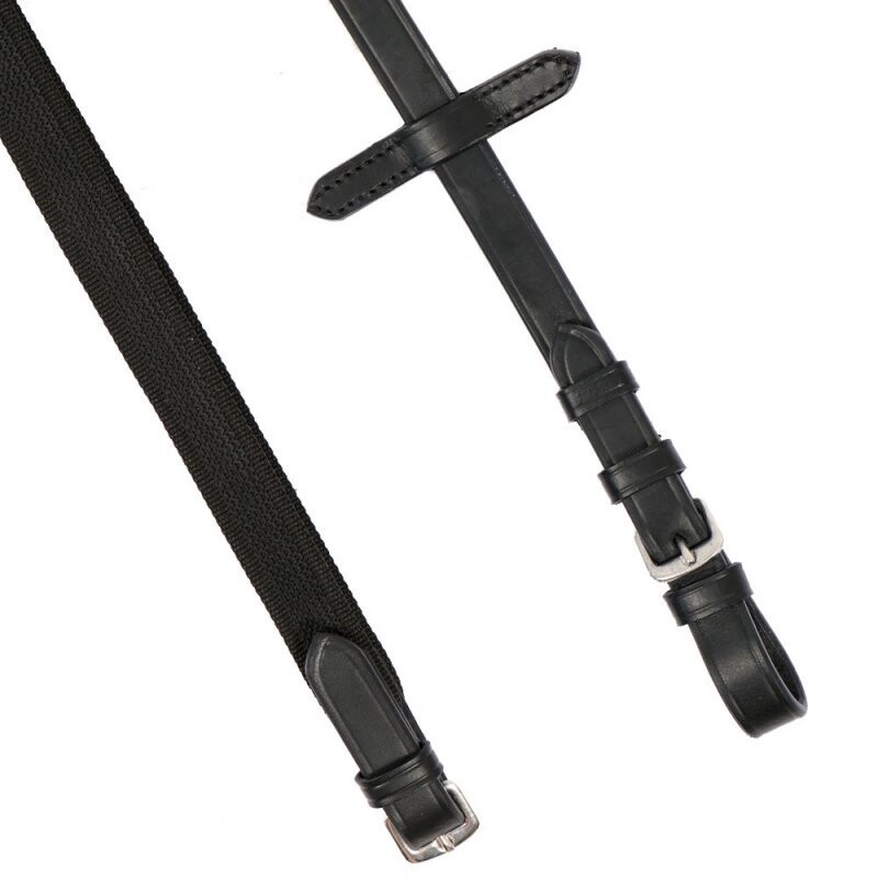 Hans Melzer Horse Equipment Hans Melzer Zügel feingummiert 15mm mit Stopper Pony