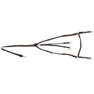 Hans Melzer Horse Equipment Hans Melzer Vorderzeug Bad Harzburg braun/silber WB (Warmblut)