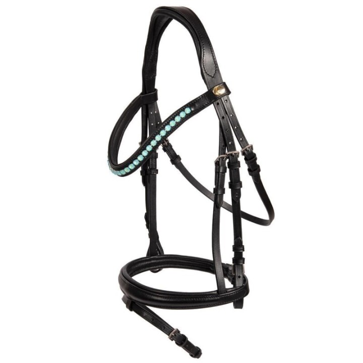 Hans Melzer Horse Equipment Hans Melzer Trense Saison 2024 englisch kombiniert powder green WB (Warmblut)