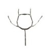 Hans Melzer Horse Equipment Hans Melzer Vorderzeug Balve braun/messing WB (Warmblut)
