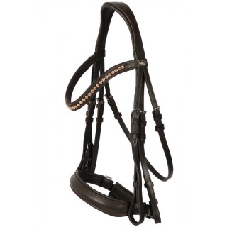 Hans Melzer Horse Equipment Hans Melzer Kandare Mechtersen braun/silber VB/ COB (Vollblut)