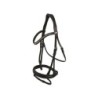 Hans Melzer Horse Equipment Hans Melzer Trense Wiesbaden schwarz/silberne Kristalle schwarz unterlegt Pony