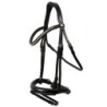 Hans Melzer Horse Equipment Hans Melzer Trense Hagen schwarz unterlegt LACK VB/ COB (Vollblut)
