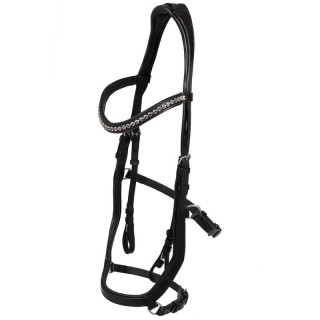 Hans Melzer Horse Equipment Hans Melzer Trense Tokio schwarz/silber VB/ COB (Vollblut)