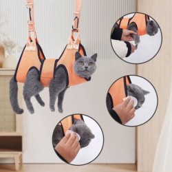 Katze Pflege Nagel Schneiden Anti Scratch Biss Feste Tasche Bad Trimmen Zurückhaltung Tasche Pet Schönheit Hängematte Hängen