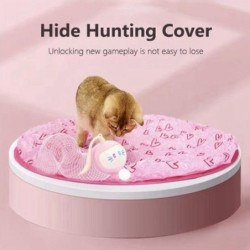 Katzenspielzeug für Hauskatzen, elektrische Bewegungsfang-Undercover-Maus, interaktives Katzenspielzeug, Selbstspiel, das bes