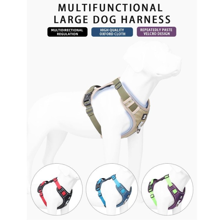 Hundegeschirr Weste Französische Bulldogge Nylon Hundegeschirr für große Hunde Verstellbare Sicherheit Große Windhunde Outdoo