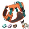 Mesh-atmungsaktives Hundegeschirr, Nylon, reflektierende Hundegeschirrweste, strapazierfähige Trainingsweste für Haustiere, v