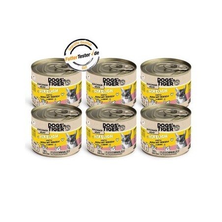Dogs'n Tiger Herzlich 6x200 g