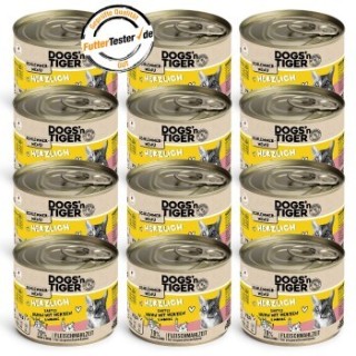 Dogs'n Tiger Herzlich 12x200 g