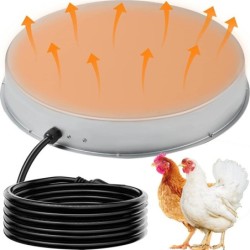 Hühnerwasser-Heizsockel 15 Watt Winter-Enteiser Hühnerwasser-Heizsockel 14,6 Zoll für Metall EU Plug