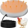 Hühnerwasser-Heizsockel 15 Watt Winter-Enteiser Hühnerwasser-Heizsockel 14,6 Zoll für Metall EU Plug