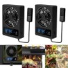Reptilien-Kühlventilator für Terrarien, geräuscharm, energiesparend, Kühler, Luftkühler, Feuchtigkeitsreduzierer, Kühler, aut