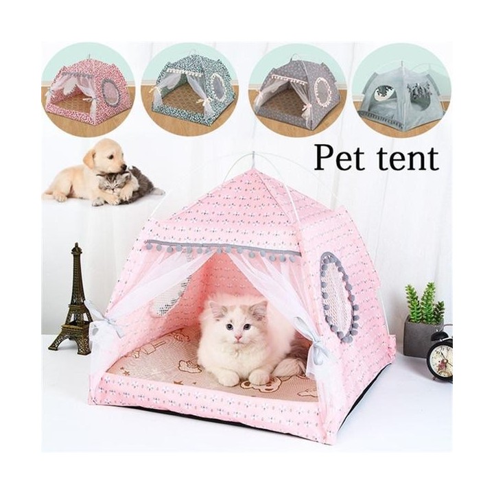 Katze/Hund Vier Jahreszeiten Universal Zwinger Katze Zelte Zwinger Hund Bett Villa Haustier Bett Hund Haus Sommer Katze Haus