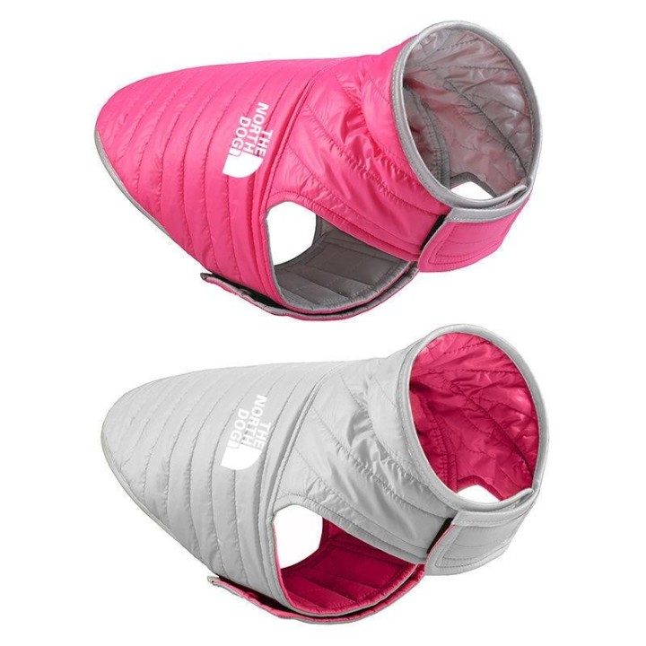 Doppelseitiger Hundemantel, warme Winterkleidung für kleine und mittelgroße Hunde, Weste, Chihuahua-Kleidung, weiche Welpenko