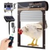 Automatische Hühnerstalltür mit solarbetriebenem, batteriebetriebenem LCD-Display, automatische Hühnertür US