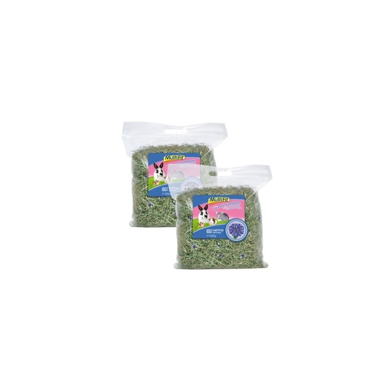 MultiFit Heu mit Kornblume 2x500g