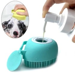 Badebürste für Haustiere, weiches Silikon, Massagegerät, Duschgel, Badebürste, Reinigungswerkzeuge, Kamm, Reinigungs- und Pfl