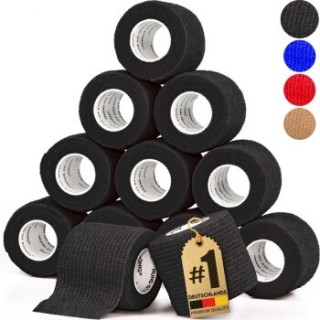 HUND IST KÖNIG Verband selbstklebend, Fixierbinde 12x4,7m Selbstklebende Bandage für Mensch & Tier