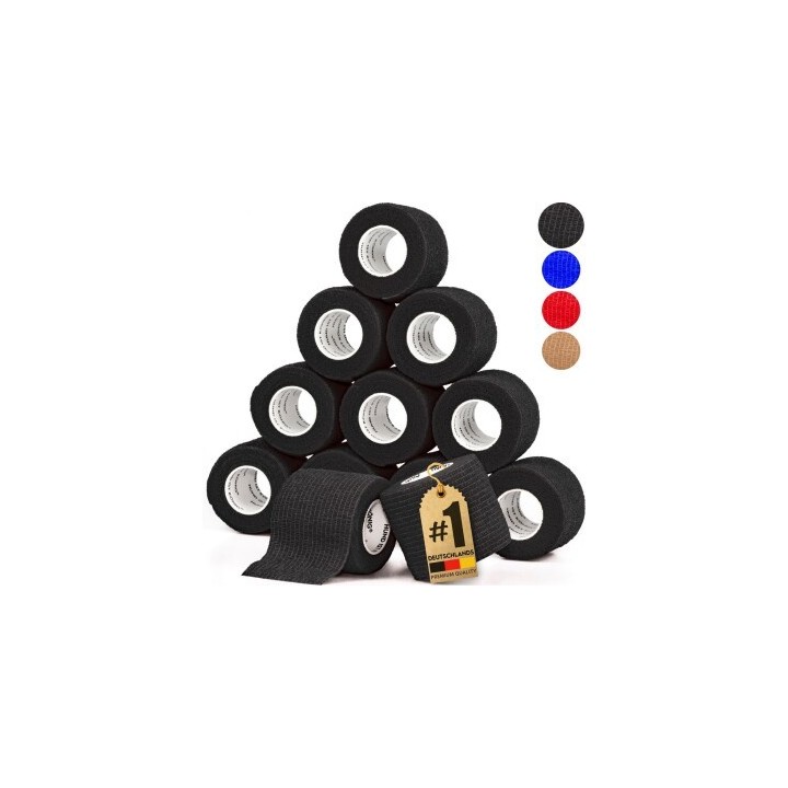 HUND IST KÖNIG Verband selbstklebend, Fixierbinde 12x4,7m Selbstklebende Bandage für Mensch & Tier