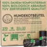 HUND IST KÖNIG Hundekotbeutel biologisch abbaubar 100% kompostierbare Kotbeutel für Hunde