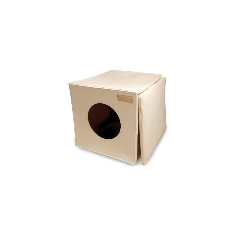 KaraLuna Katzenhöhle aus Filz fürs Regal beige