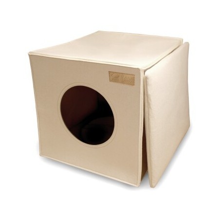 KaraLuna Katzenhöhle aus Filz fürs Regal beige