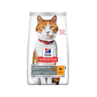 Hill's Science Plan Sterilised Young Adult Katzenfutter - Huhn - 300 g
