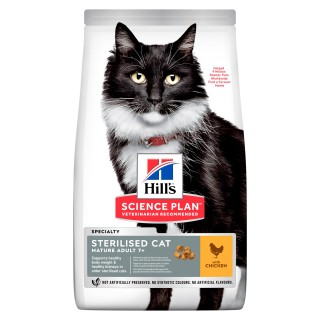Hill's Science Plan Mature Adult Sterilised Katzenfutter - Huhn - 1,5 kg