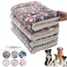 Haustier-Schlafmatte, Hundebett, Katzenbett, weiches Haar, verdickte Decke, Fleece, waschbar, warm, Bärenmuster, Decke, Haust