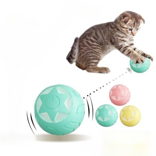 Intelligentes interaktives Katzenballspielzeug, automatisch rollendes elektrisches Katzenspielzeug für das Training von Kätzc