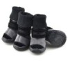4 Teile/satz Nette Hund Stiefel Outdoor Haustier Winter Warme Schuhe Schnee Walking Rutschfeste Welpen Turnschuhe Welpen Fran