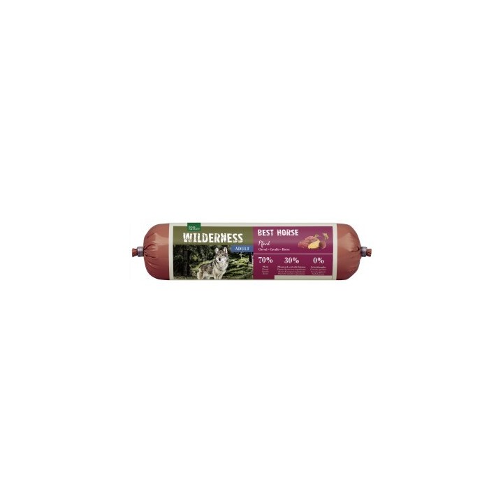 REAL NATURE WILDERNESS Wurst Adult Best Horse, Pferd mit Süßkartoffel und Rote Bete 12x800 g