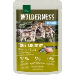 REAL NATURE WILDERNESS Junior True Country Huhn mit Lachs 24x100 g