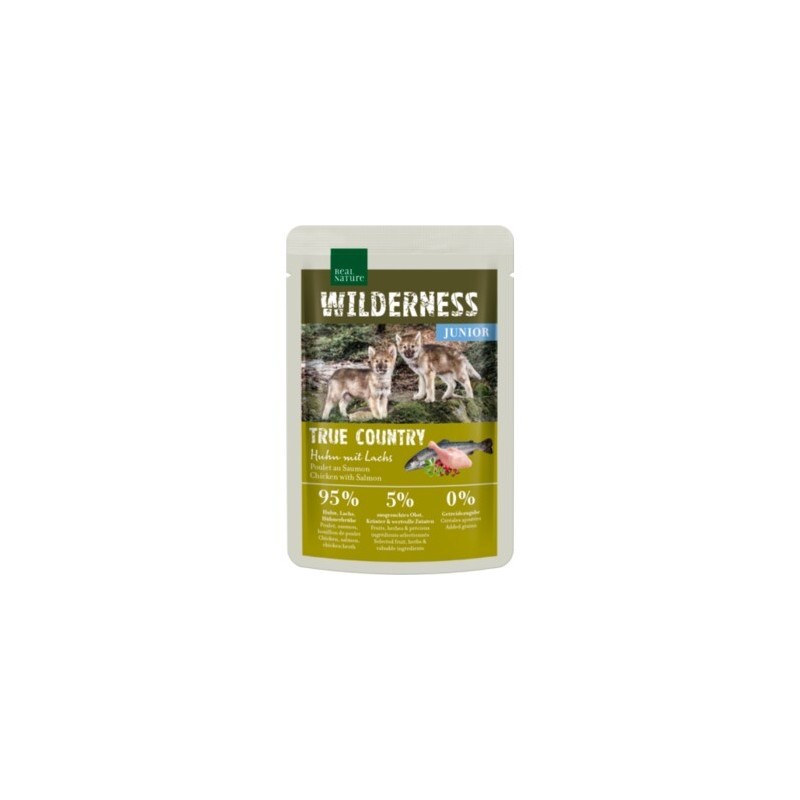 REAL NATURE WILDERNESS Junior True Country Huhn mit Lachs 24x100 g