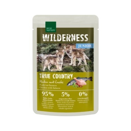 REAL NATURE WILDERNESS Junior True Country Huhn mit Lachs 24x100 g