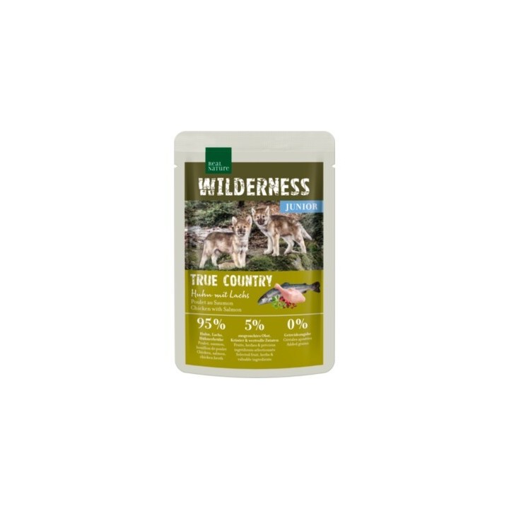 REAL NATURE WILDERNESS Junior True Country Huhn mit Lachs 24x100 g
