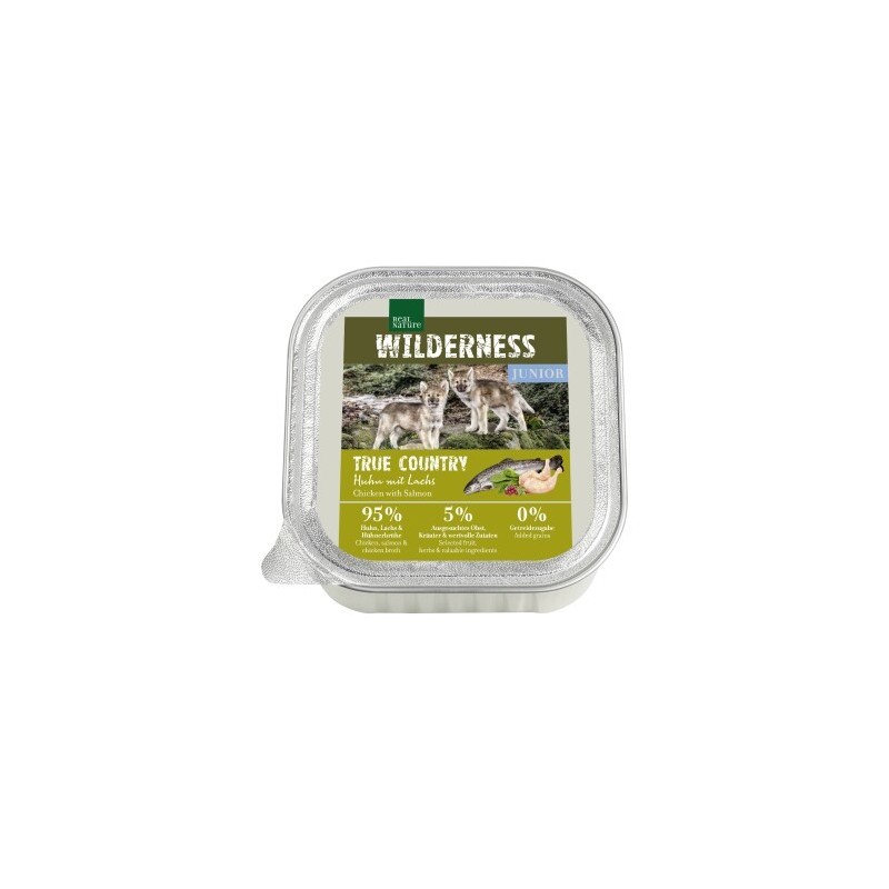 REAL NATURE WILDERNESS True Country Junior Huhn mit Lachs 32x100 g