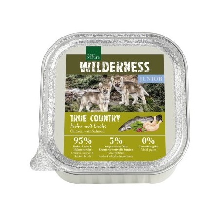 REAL NATURE WILDERNESS True Country Junior Huhn mit Lachs 32x100 g