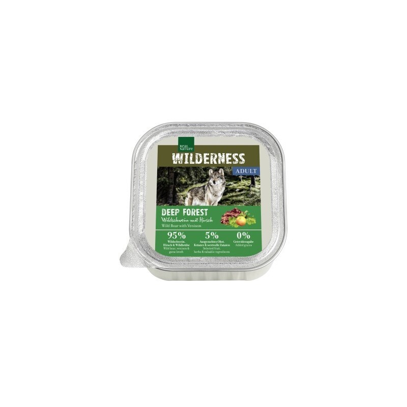 REAL NATURE WILDERNESS Adult Wildschwein mit Hirsch 32x100 g