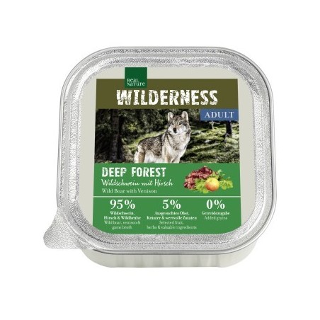 REAL NATURE WILDERNESS Adult Wildschwein mit Hirsch 32x100 g