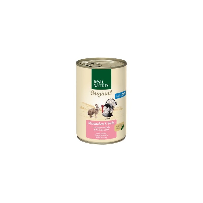 REAL NATURE Junior Kaninchen und Pute 24x400 g